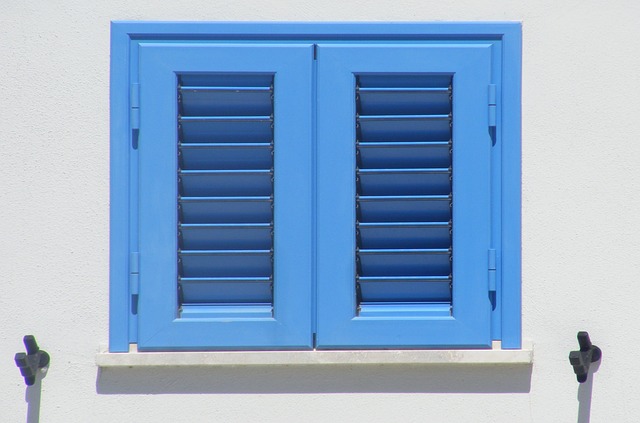 modrá okenice